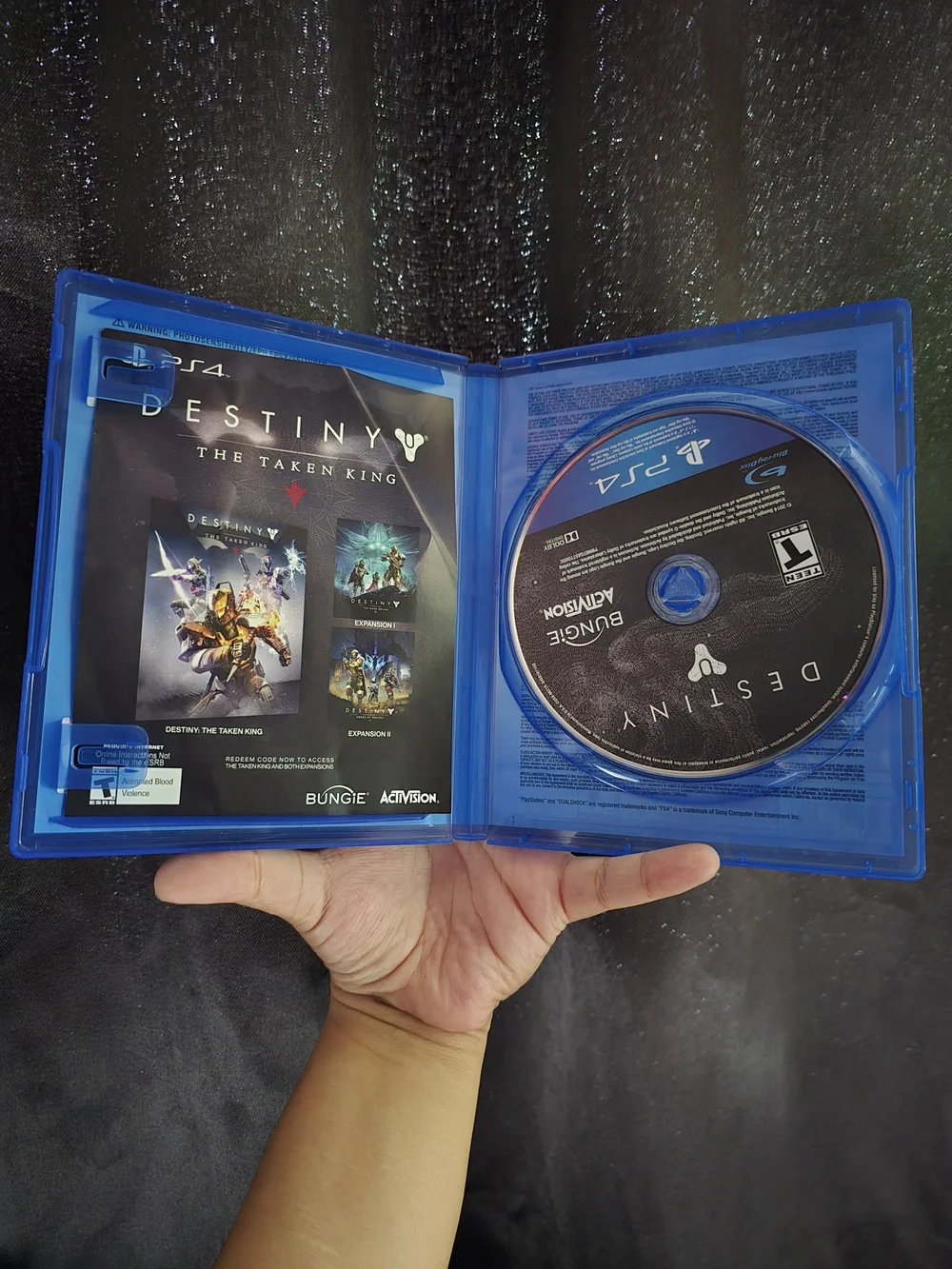 Sony PS4 Destiny: The Taken King - Blue Case